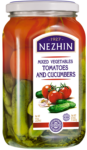 MARINATED MIXED VEGETABLES (tomatoes and cucumbers) NEZHIN STYLE № 1